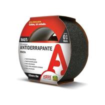 Fita AntiDerrapante 50mmx5m Preta/Amarela Adere