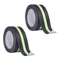 Fita Antiderrapante Neon 5 Metros Kit 2 Uni Refletiva Fluorescente Adesiva Piso Escada Antiqueda Degrau Chao Segurança Fita Antiderrapante Neon 5 Metros Kit 2 Uni Refletiva Fluorescente Adesiva Piso Escada Antiqueda Degrau Chao Segurança