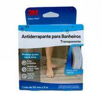 Fita Antiderrapante para Banheiro 5m Transparente - 3M Fita Antiderrapante para Banheiro 5m Transparente - 3M