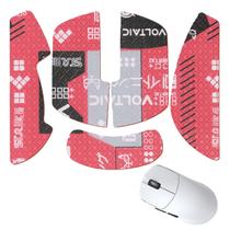 Fita antiderrapante para mouse NOUKAJU para Lamzu Maya 4K Wireless Vermelha Fita antiderrapante para mouse NOUKAJU para Lamzu Maya 4K Wireless Vermelha