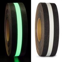 Fita Antiderrapante Preta Segura Fosforescente 50mm X 5m