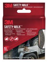 Fita antiderrapante Safety-Walk 3M, 1 x 15 pés, antiderrapante, preta