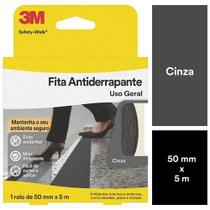 Fita Antiderrapante Safety Walk 3M Cinza rolo 50mmx5m