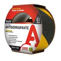 Fita Antiderrapante Zebrada Preta/Amarela 50mmx5m - Adere