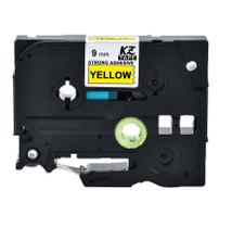 Fita Aplicável Rotulador Pt1090 Kze-S621 Tz S621 9Mm Amarelo