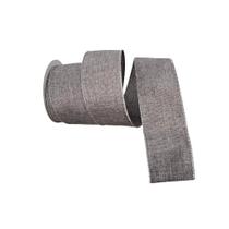 Fita aramada de poliéster prata brilho Fita aramada de poliéster prata brilho