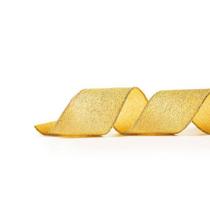 Fita Aramada Ouro Glitter 10cm x 9,14m - 01 unidade - Rizzo - Cromus