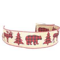 Fita Aramada - "Ursinho, Rena, Pinheiro" - Cromus Natal - 1 unidade - Rizzo