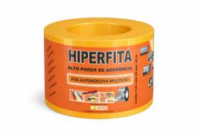 FITA ASFÁLTICA ALUMÍNIO AUTOADESIVA HIPER 10CMx10MT HIPERFITA FITA ASFÁLTICA ALUMÍNIO AUTOADESIVA HIPER 10CMx10MT HIPERFITA
