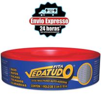 Fita Asfáltica Auto Adesiva Metalizada Vedatudo 05 cm X 10 m - DRYKO Fita Asfáltica Auto Adesiva Metalizada Vedatudo 05 cm X 10 m - DRYKO