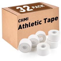 Fita atlética CHMI, pacote com 32, fita esportiva branca de 320 m Fita atlética CHMI, pacote com 32, fita esportiva branca de 320 m