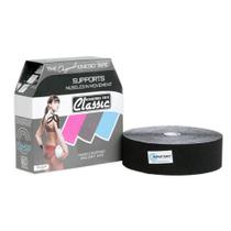 Fita atlética Kinesio Tex Classic preta 5 cm x 31 m