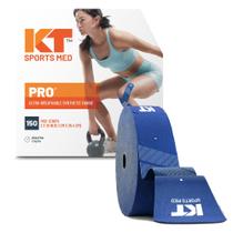 Fita atlética KT Tape PRO Elástico Sintético Azul Sônico Fita atlética KT Tape PRO Elástico Sintético Azul Sônico