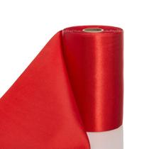 Fita ATRBB Satin com 10 cm de largura, vermelha, 24,7 m de comprimento