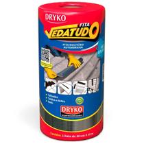 Fita Autoadesiva De Alumínio Vedatudo 30cm X 10m Dryko Dryko Fita Autoadesiva De Alumínio Vedatudo 30cm X 10m Dryko Dryko