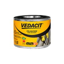 Fita Autoadesiva Manta Asfáltica Aluminizada 10cm X 10m Vedacit Fita Autoadesiva Manta Asfáltica Aluminizada 10cm X 10m Vedacit