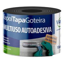 Fita Autoadesiva Multiuso Tapa Goteira 10cmx10m Viaflex