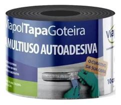 Fita Autoadesiva Tapa Goteira Sleeve 10cm X 10m - Viapol Fita Autoadesiva Tapa Goteira Sleeve 10cm X 10m - Viapol