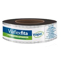 Fita Autoadesiva Viaflex Manta Asfaltica Aluminizada 5cm X 10m Viapol Fita Autoadesiva Viaflex Manta Asfaltica Aluminizada 5cm X 10m Viapol