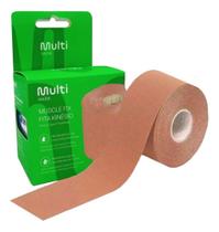 Fita Bandagem Adesiva Elástica Estabilizadora Funcional Musculatura 500cmx5cm