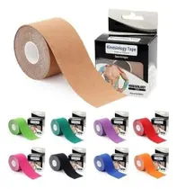 Fita Bandagem Elástica Adesiva Kinesio Tape Dor Muscular