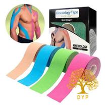 Fita Bandagem Esportiva Elástica Adesiva Kinesio Tape Dor Muscular Rolo Spots- Envio Imediato