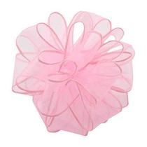 Fita Berwick Offray Sheer Spring Wired Edge 2,5 cm rosa