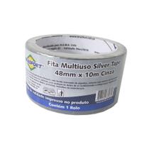 Fita Brasfort Multiúso 48mm x 10m Cinza