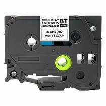 Fita Brilhante TZ 231L1 Compatível de 12mm Branca Estelar