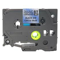 Fita Brilhante TZ 531L1 Compatível de 12mm Azul Circular