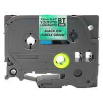 Fita Brilhante TZ 731L1 Compatível de 12mm Verde Circular