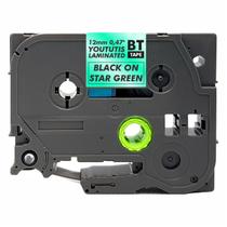 Fita Brilhante TZ 731L1 Compatível de 12mm Verde Estelar