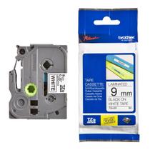 Fita Brother TZE-221 9mm Preto sobre Branco Fita Brother TZE-221 9mm Preto sobre Branco