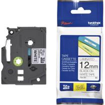 Fita Brother TZE 231 12mm Preto/Branco Fita Brother TZE 231 12mm Preto/Branco