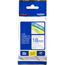 Fita Brother TZE-243 18mm Azul/Branco