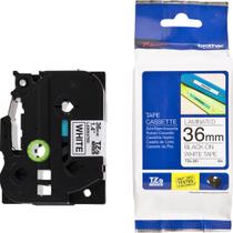 Fita Brother TZE 261 36mm Preto/Branco