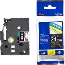 Fita Brother TZE-355 24mm Branco/Preto