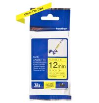 Fita Brother TZE-FX631 12mm Preto sobre Amarelo Fita Brother TZE-FX631 12mm Preto sobre Amarelo