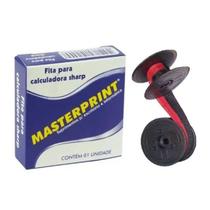 Fita Calculadora Sharp Elgin General Dismac Preta e Vermelha - Masterprint Fita Calculadora Sharp Elgin General Dismac Preta e Vermelha - Masterprint