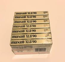 Fita Cassete Áudio Maxell XLII - Tipo II, 90 Minutos, Alta Polarização