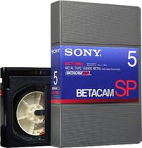 Fita Cassette Sony BCT-5MA Betacam SP Vídeo 5 Minutos (Pequena)