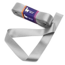 Fita cetim n.05 cor 24-prata 10mts simples - NAJAR