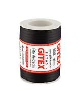 Fita Cetim Preto Poliéster 100 Metros 7mm para Artesanato Fita Cetim Preto Poliéster 100 Metros 7mm para Artesanato