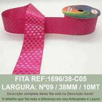 FITA CETIM QUADRICULADA LUREX SINIMBU 10MT R:1696/38mm /Nº9 -