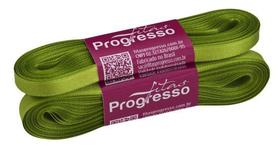 FITA CETIM SIMPLES CF001 7MM COR 677 VERDE FOLHA Peça 10 metros