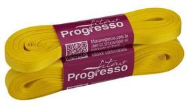 FITA CETIM SIMPLES CF001 7MM COR 763 AMARELO GEMA Peça 10 metros FITA CETIM SIMPLES CF001 7MM COR 763 AMARELO GEMA Peça 10 metros