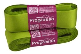 FITA CETIM SIMPLES CF007 30MM COR 677 VERDE FOLHA Peça 10 metros