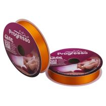 Fita Cetim Simples Progresso 22mm 50m CF005 Laranja Fita Cetim Simples Progresso 22mm 50m CF005 Laranja