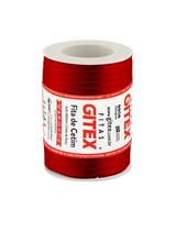 Fita Cetim Vermelho Poliéster 100 Metros 7mm para Artesanato Fita Cetim Vermelho Poliéster 100 Metros 7mm para Artesanato