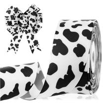 Fita Chuangdi Cow Print Grosgrain 3,5 cm x 18 m poliéster Fita Chuangdi Cow Print Grosgrain 3,5 cm x 18 m poliéster